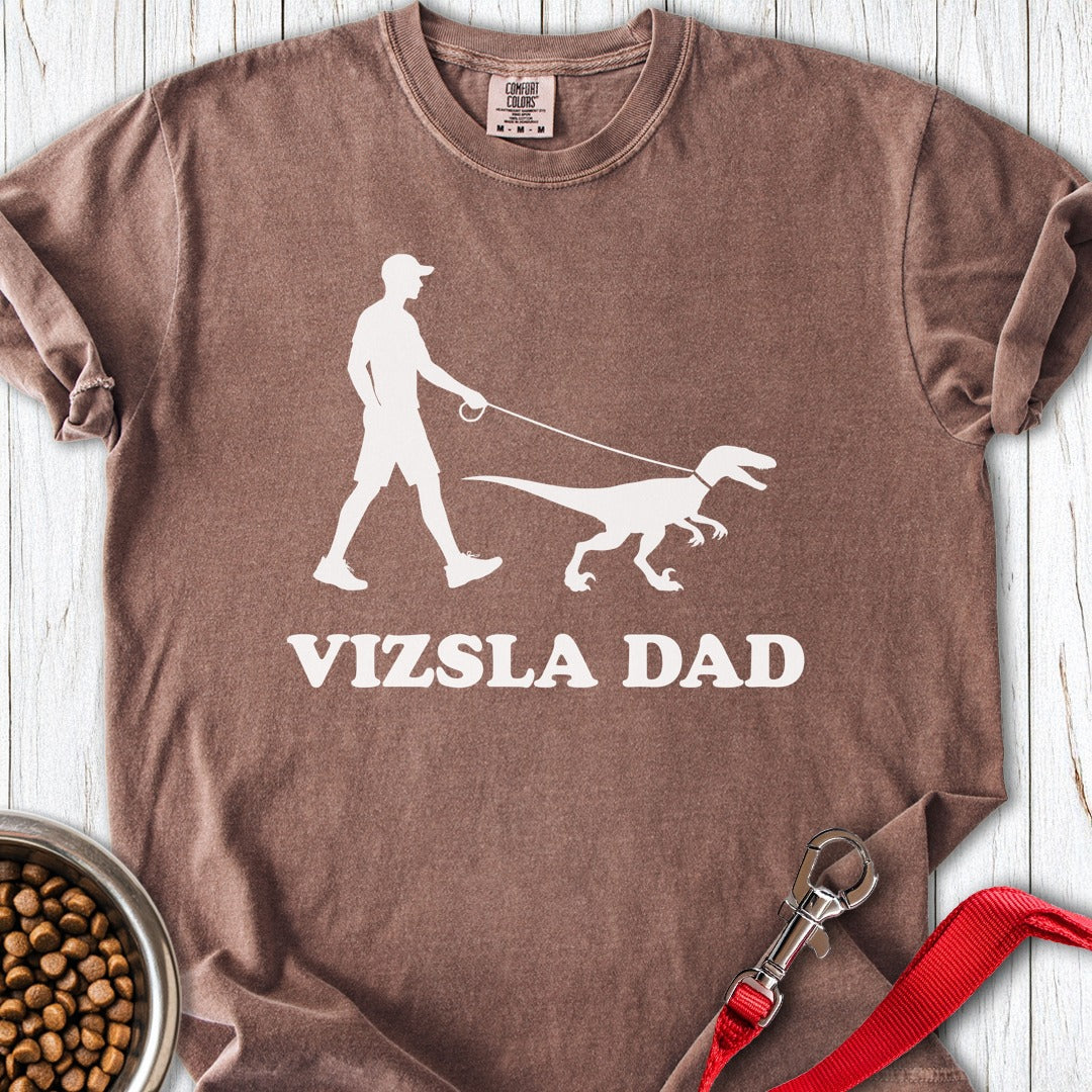 Vizsla Dad Premium Tee Espresso