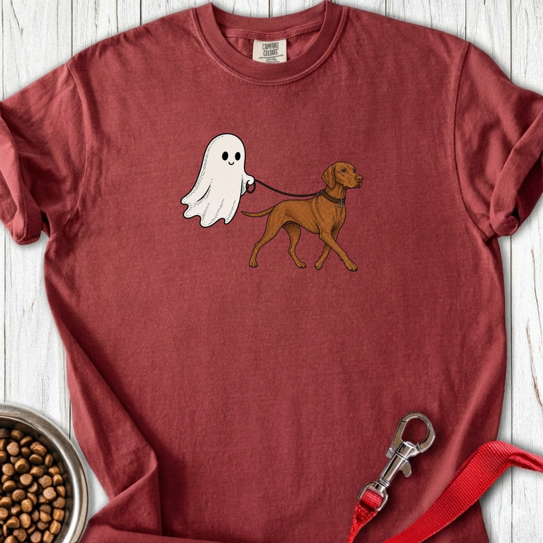Vizsla Ghost Halloween Premium Tee Brick