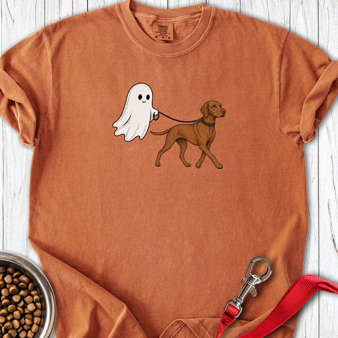 Vizsla Ghost Halloween Premium Tee Yam