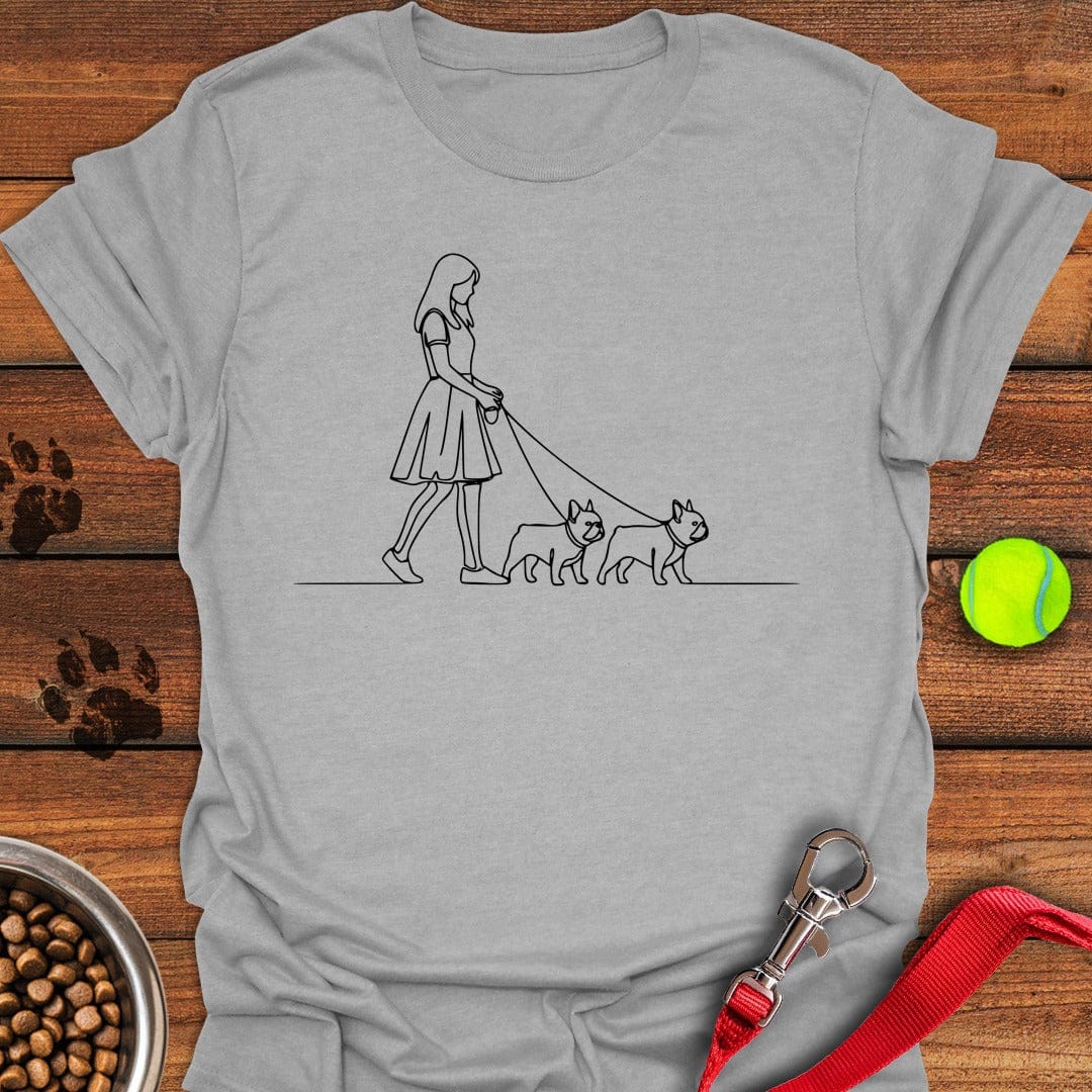 Walking French Bulldogs Sport Grey