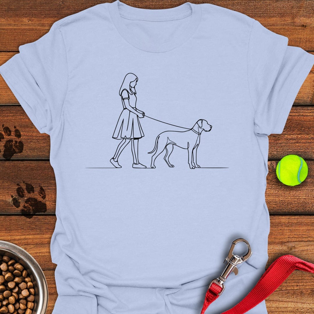 Walking Great Dane Light Blue