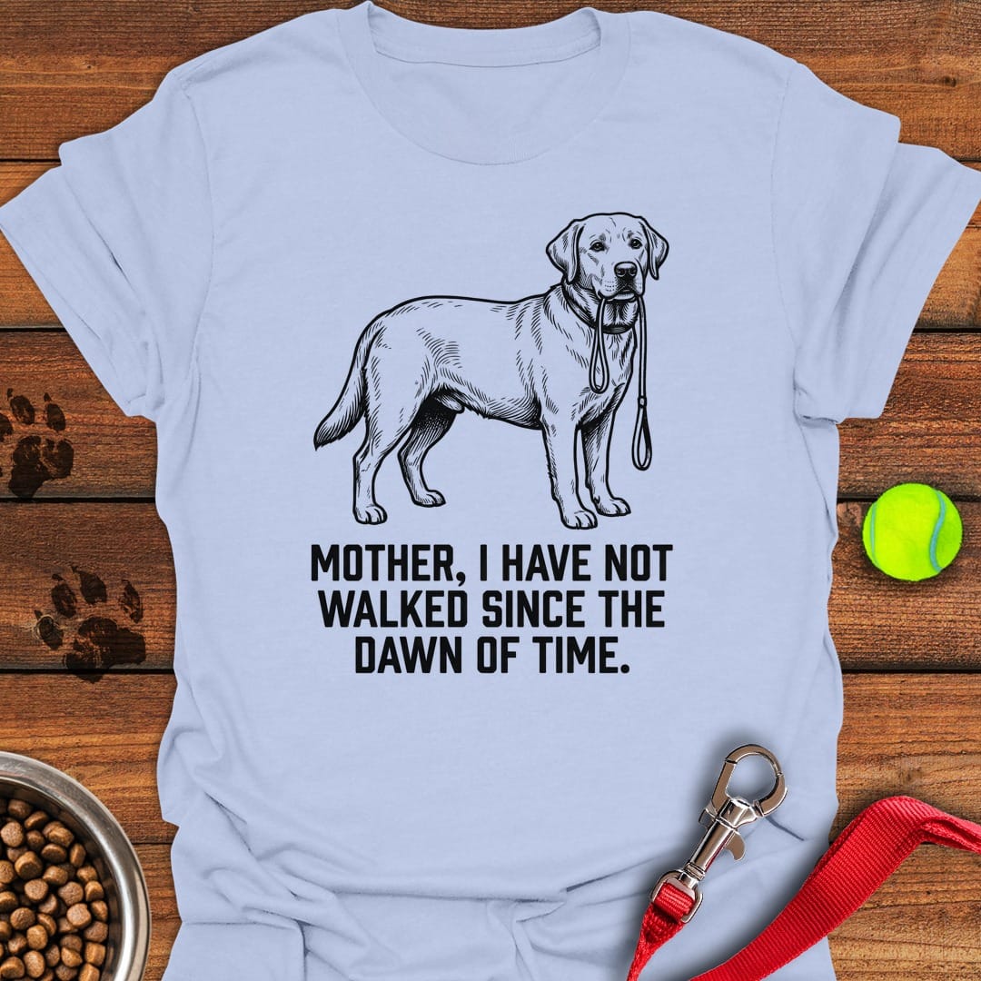 Walking Labrador Light Blue