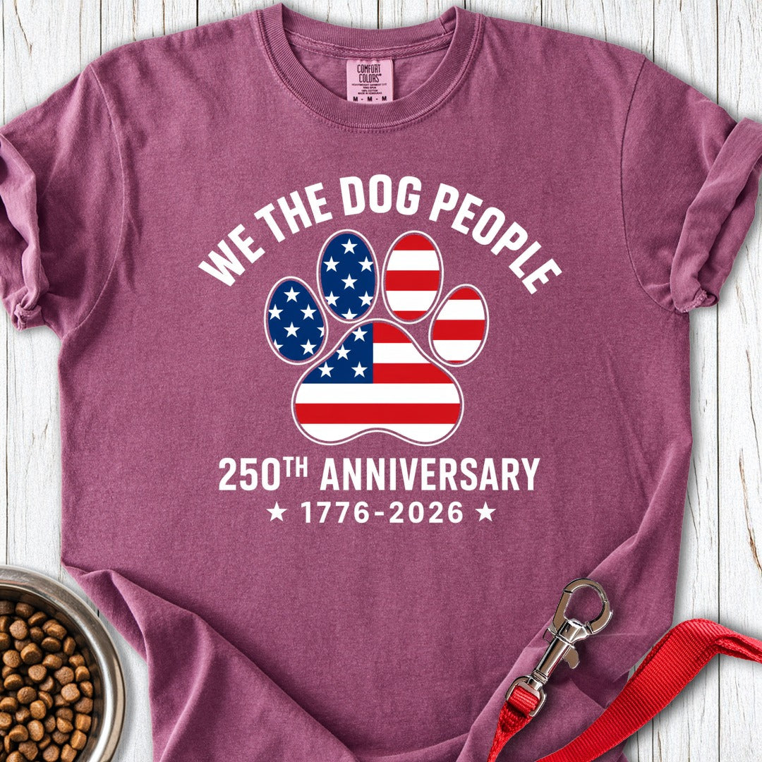 We The Dog People Premium Tee Berry