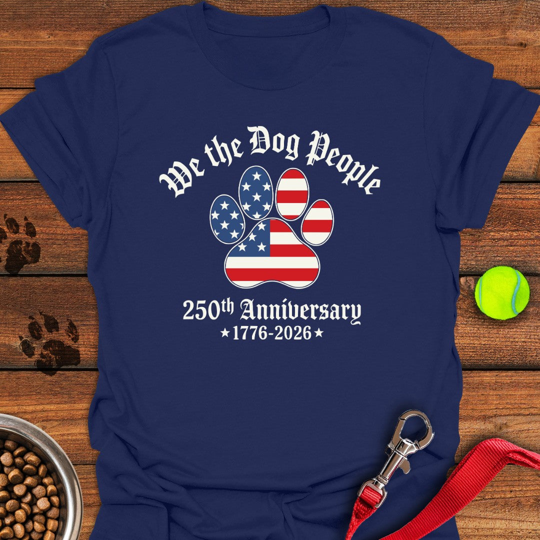 We The Dog People 250 Years Navy