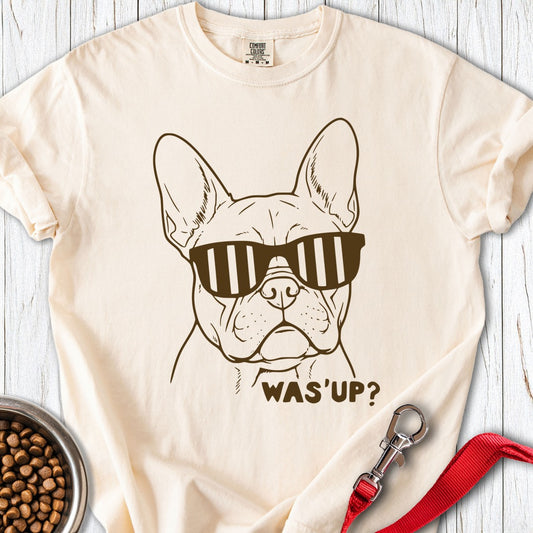 What's Up Frenchie Premium Tee Ivory