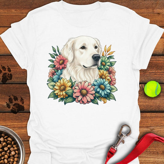 White Golden Retriever Flower White