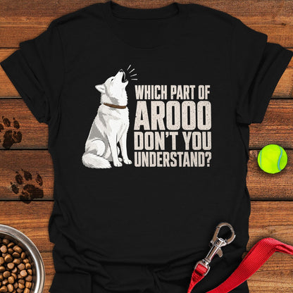 White Husky Howl Black