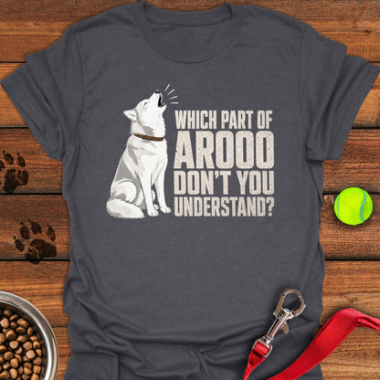 White Husky Howl Dark Heather