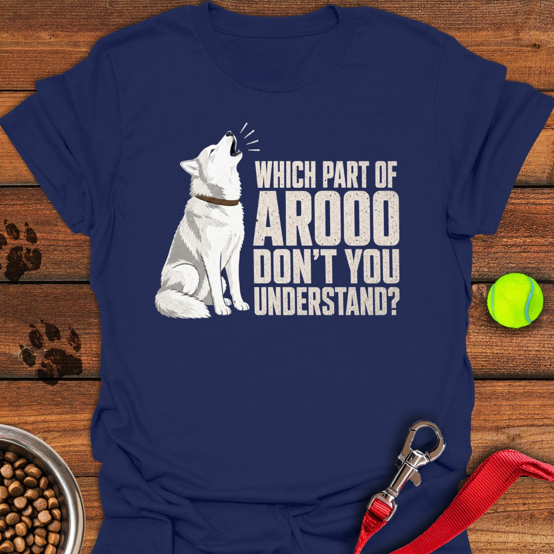 White Husky Howl Navy