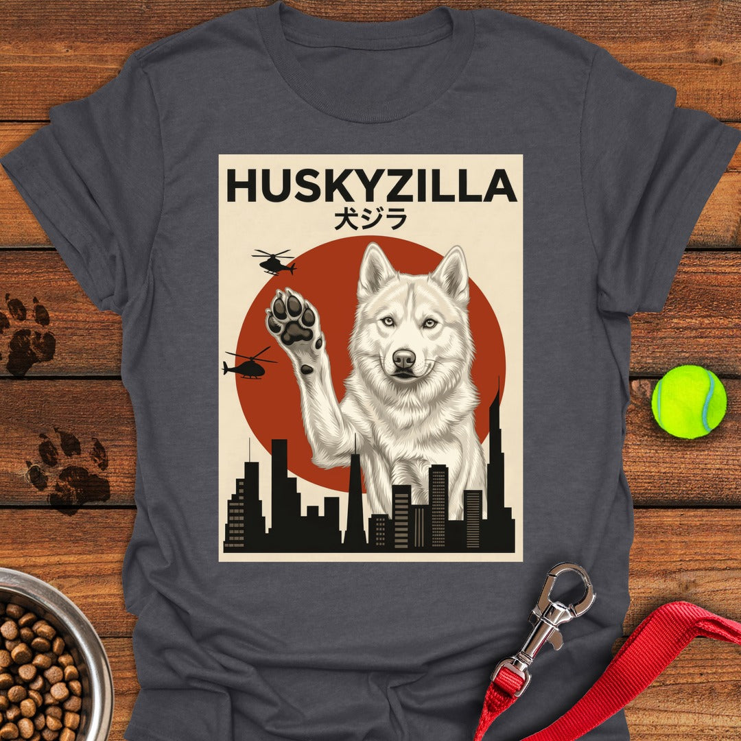 White Husky Huskyzilla Dark Heather