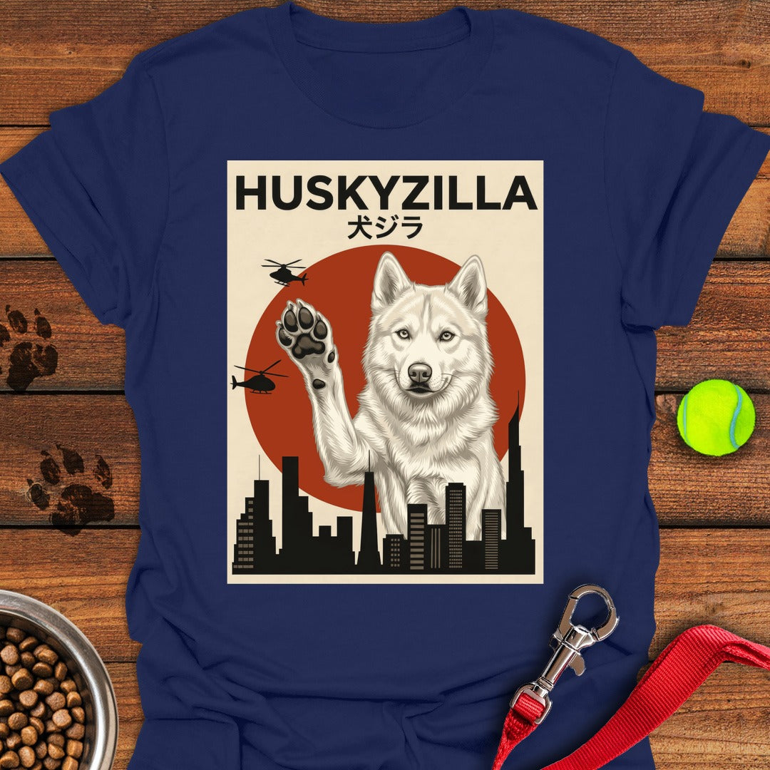 White Husky Huskyzilla Navy
