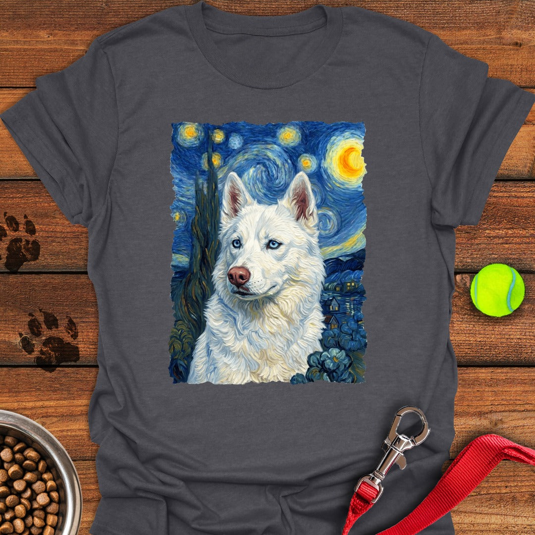 White Husky Van Gogh Dark Heather