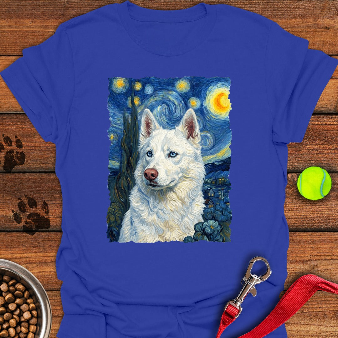 White Husky Van Gogh Royal