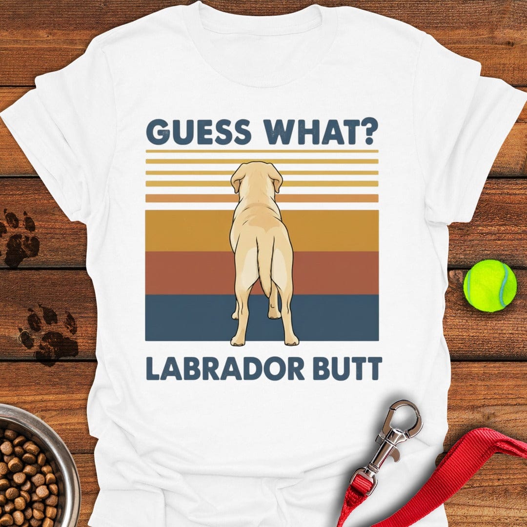 Yellow Lab Butt White