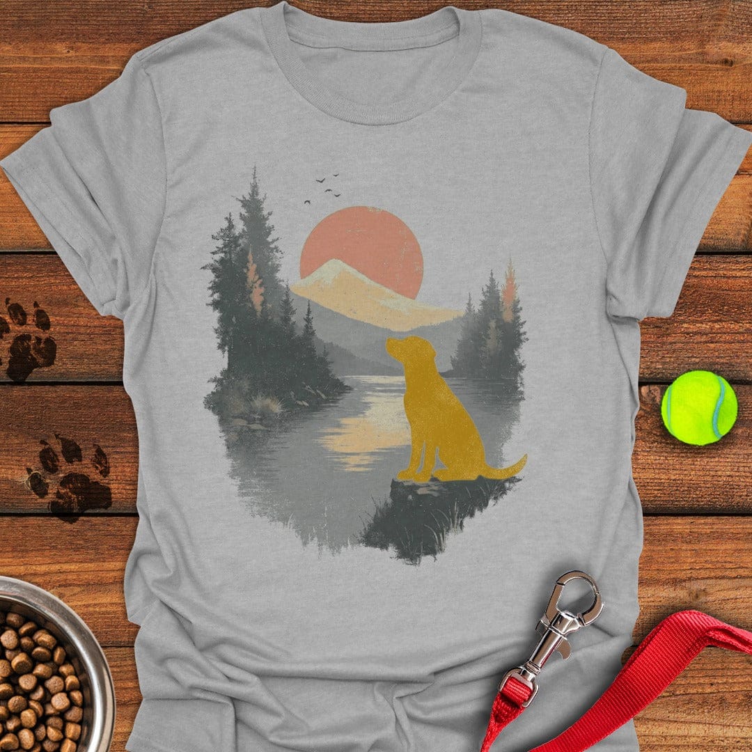 Yellow Lab Lake Sport Grey