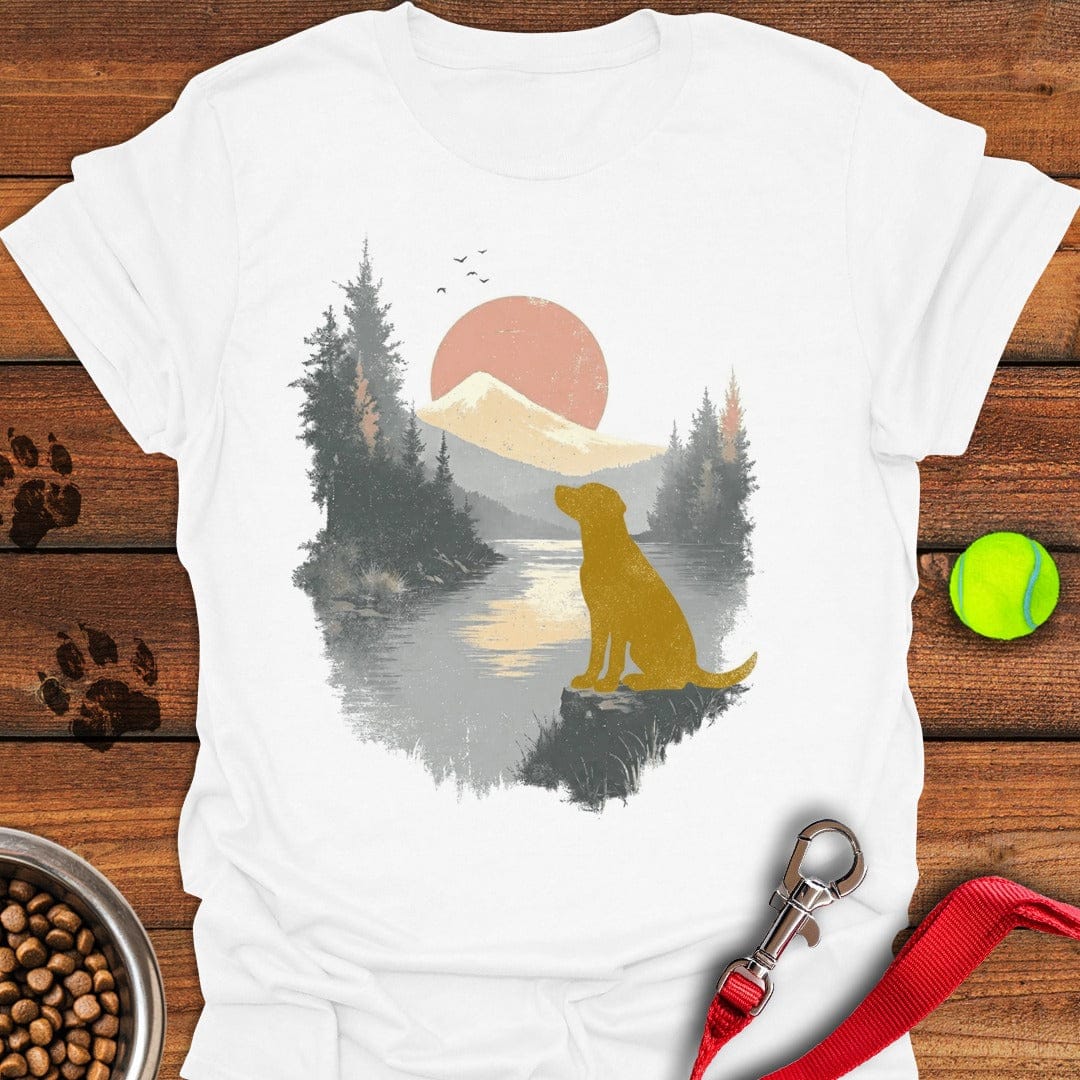Yellow Lab Lake White