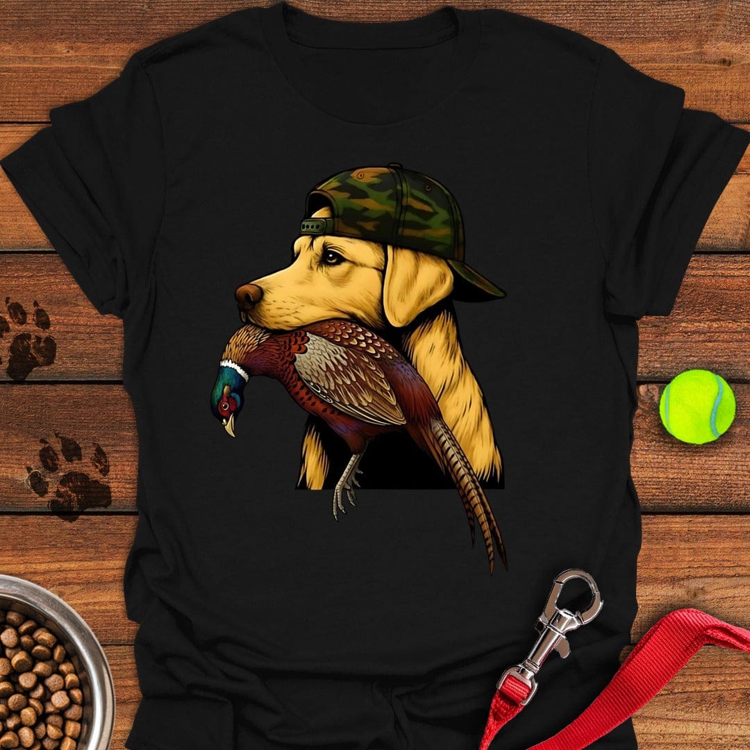 Yellow Lab Pheasant Hunter Black