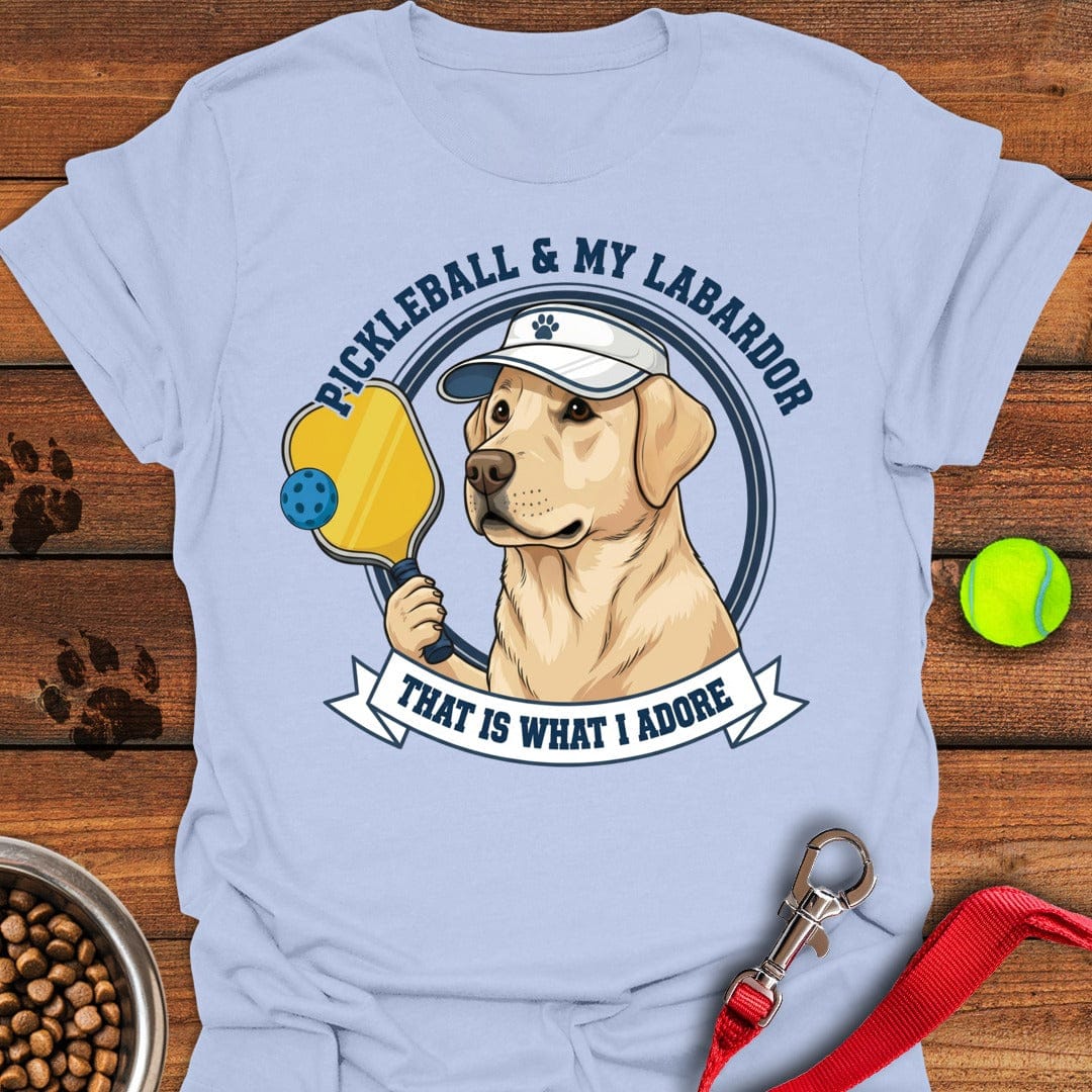 Yellow Lab Pickleball Light Blue