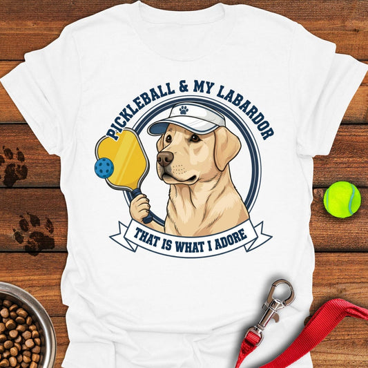 Yellow Lab Pickleball White