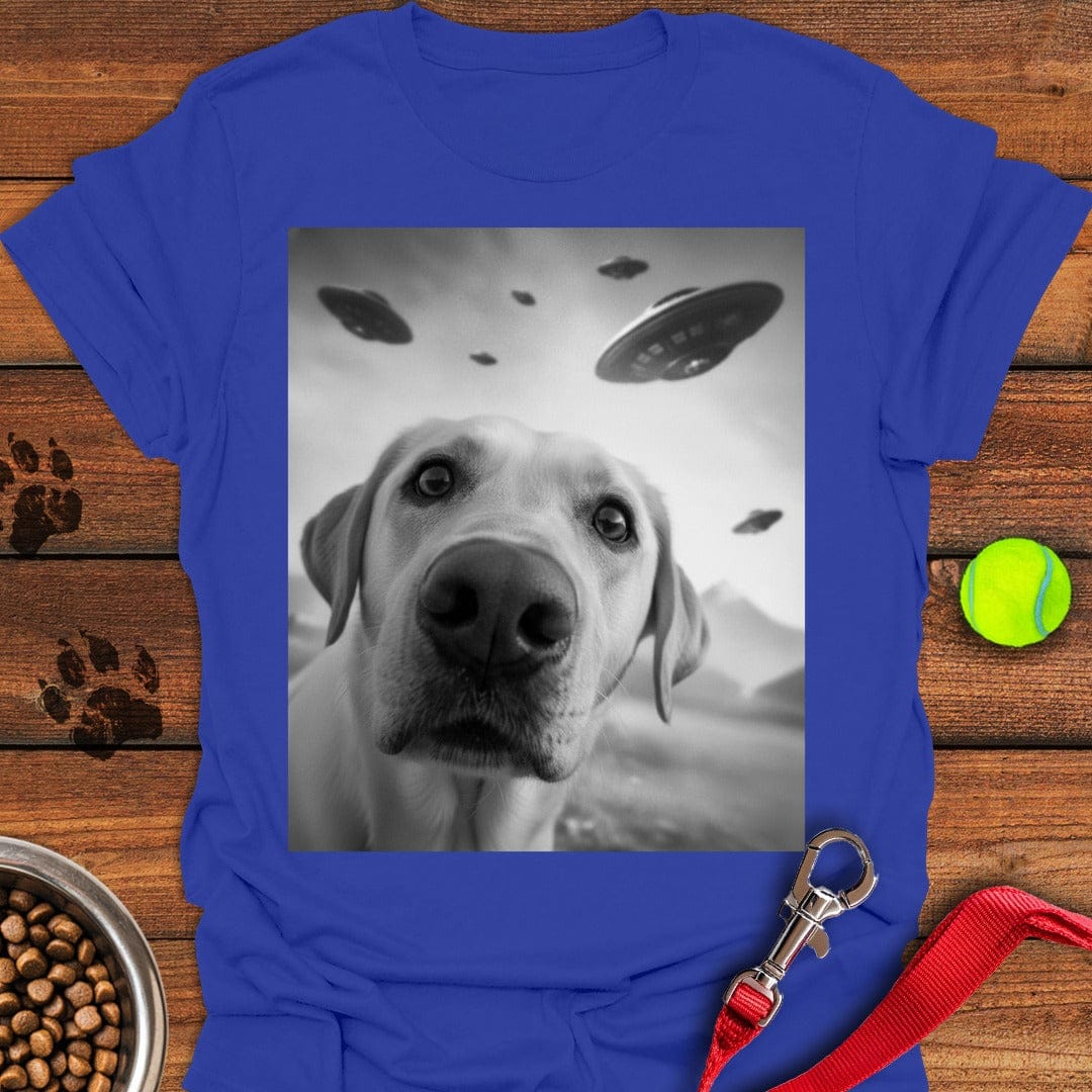 Yellow Lab UFO Selfie Royal