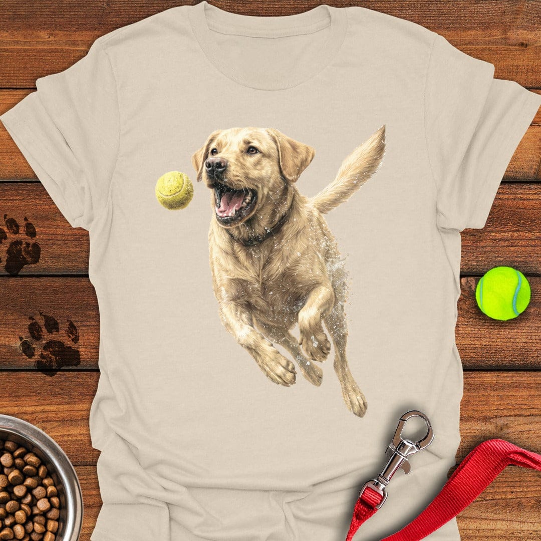 Yellow Labrador Running Natural