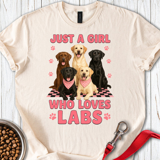 A Girl Who Loves Labs Natural