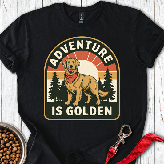 Adventure Is Golden Retriever Black