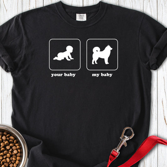 Alaskan Malamute Baby Premium Tee Black