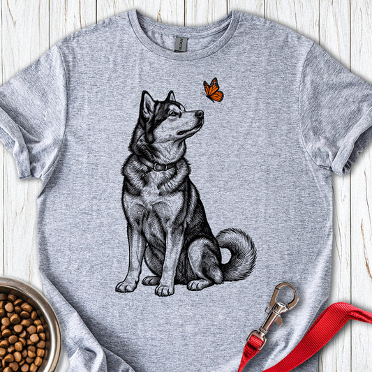 Alaskan Malamute Butterfly Sport Grey