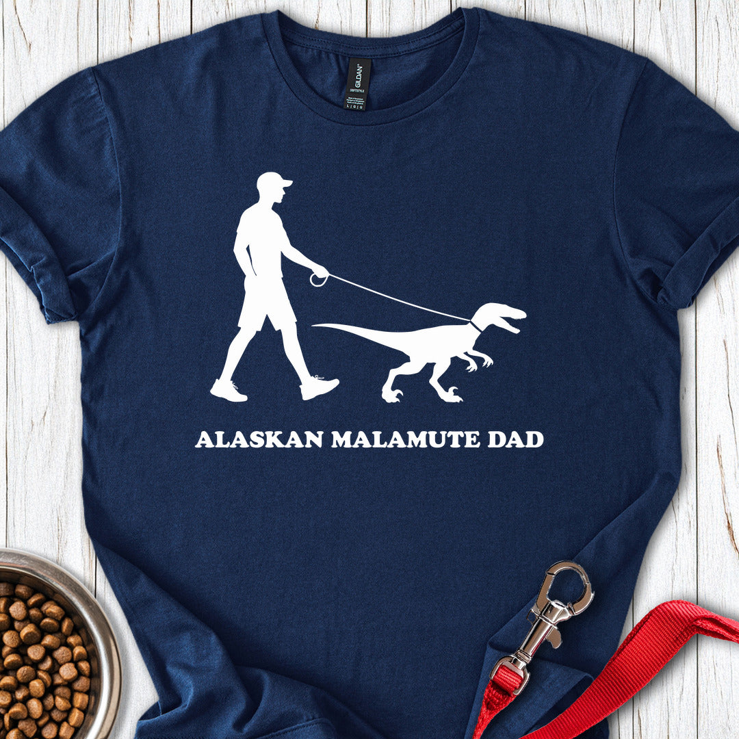 Alaskan Malamute Dad Navy