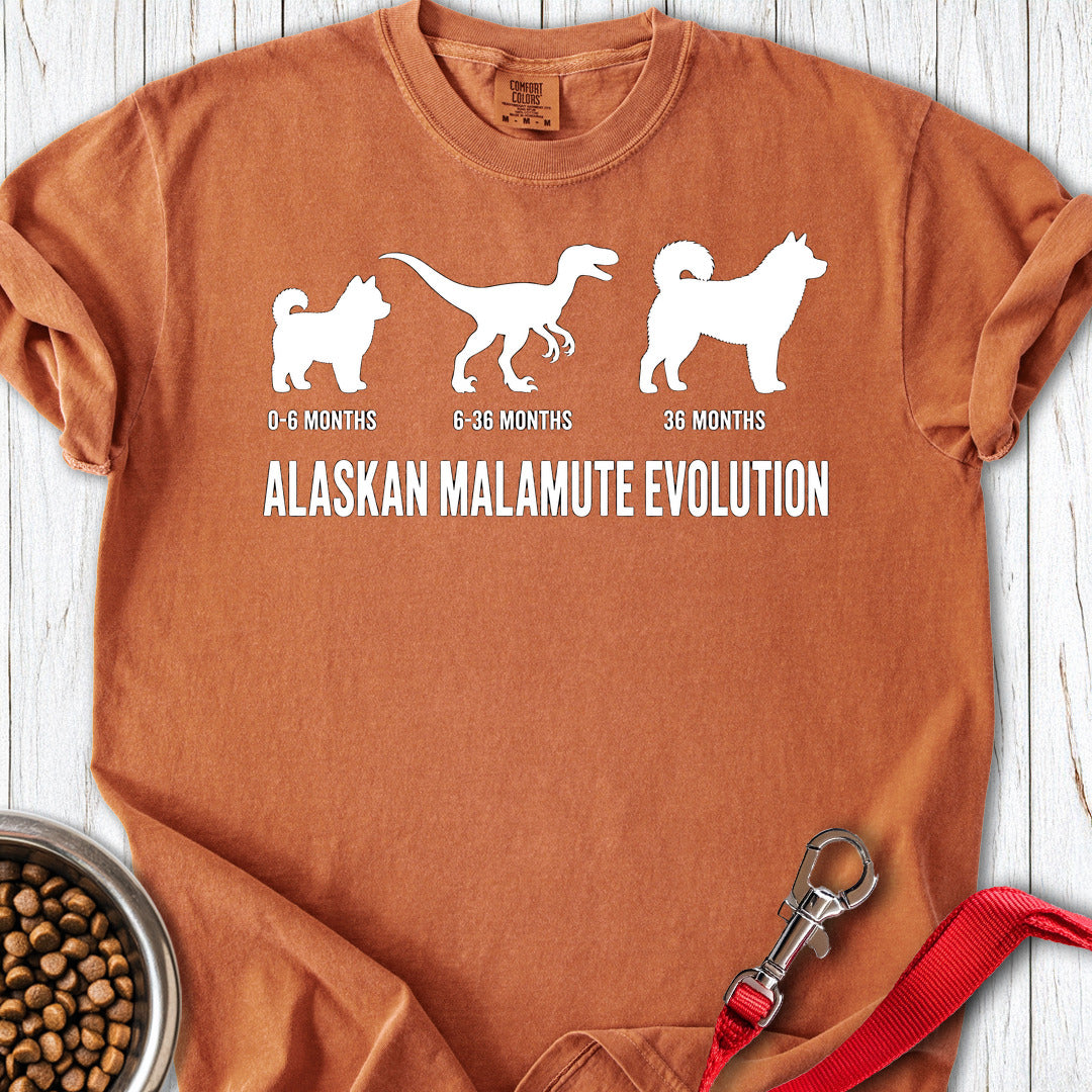 Alaskan Malamute Evolution Premium Tee — Yam