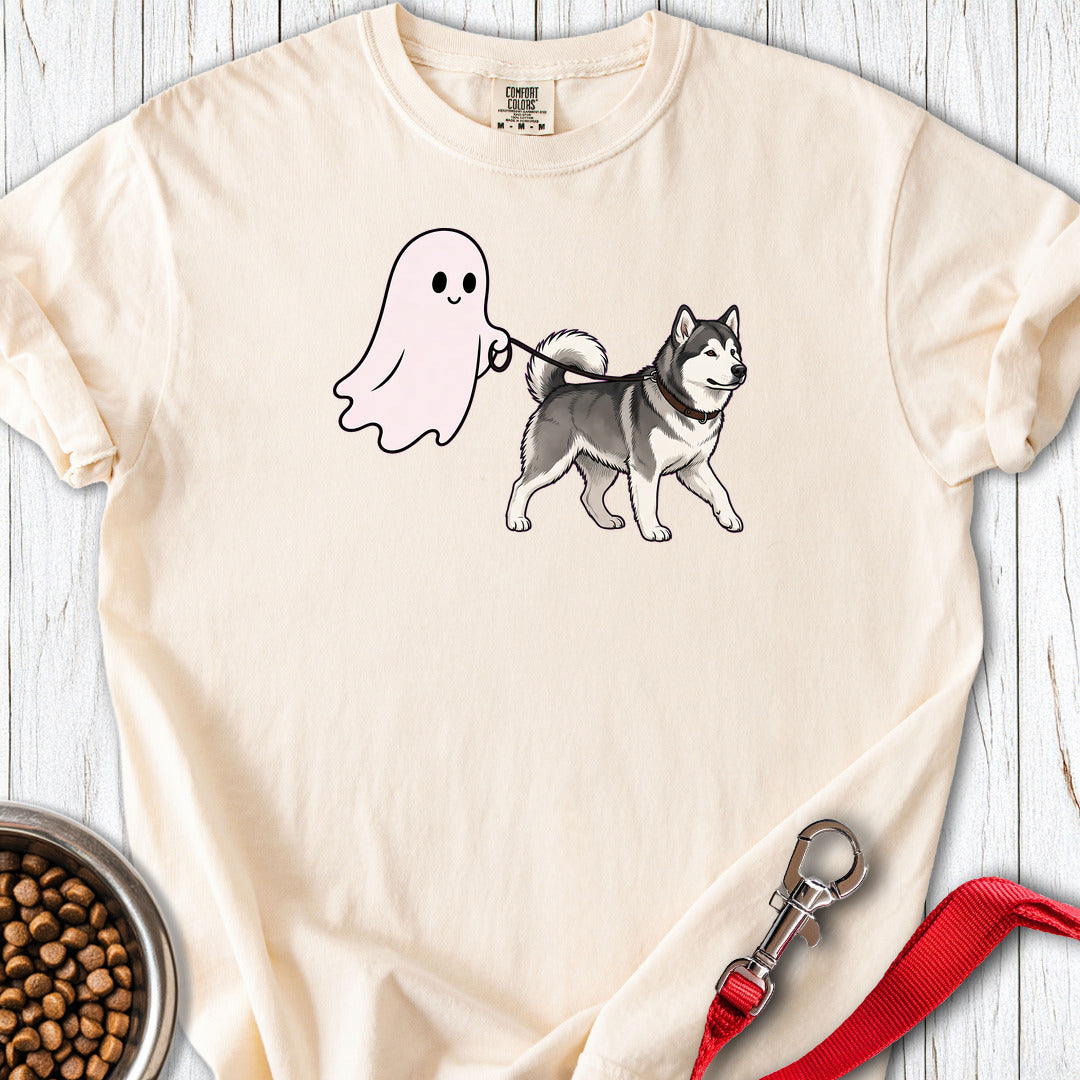 Alaskan Malamute Ghost Walk Premium Tee — Ivory