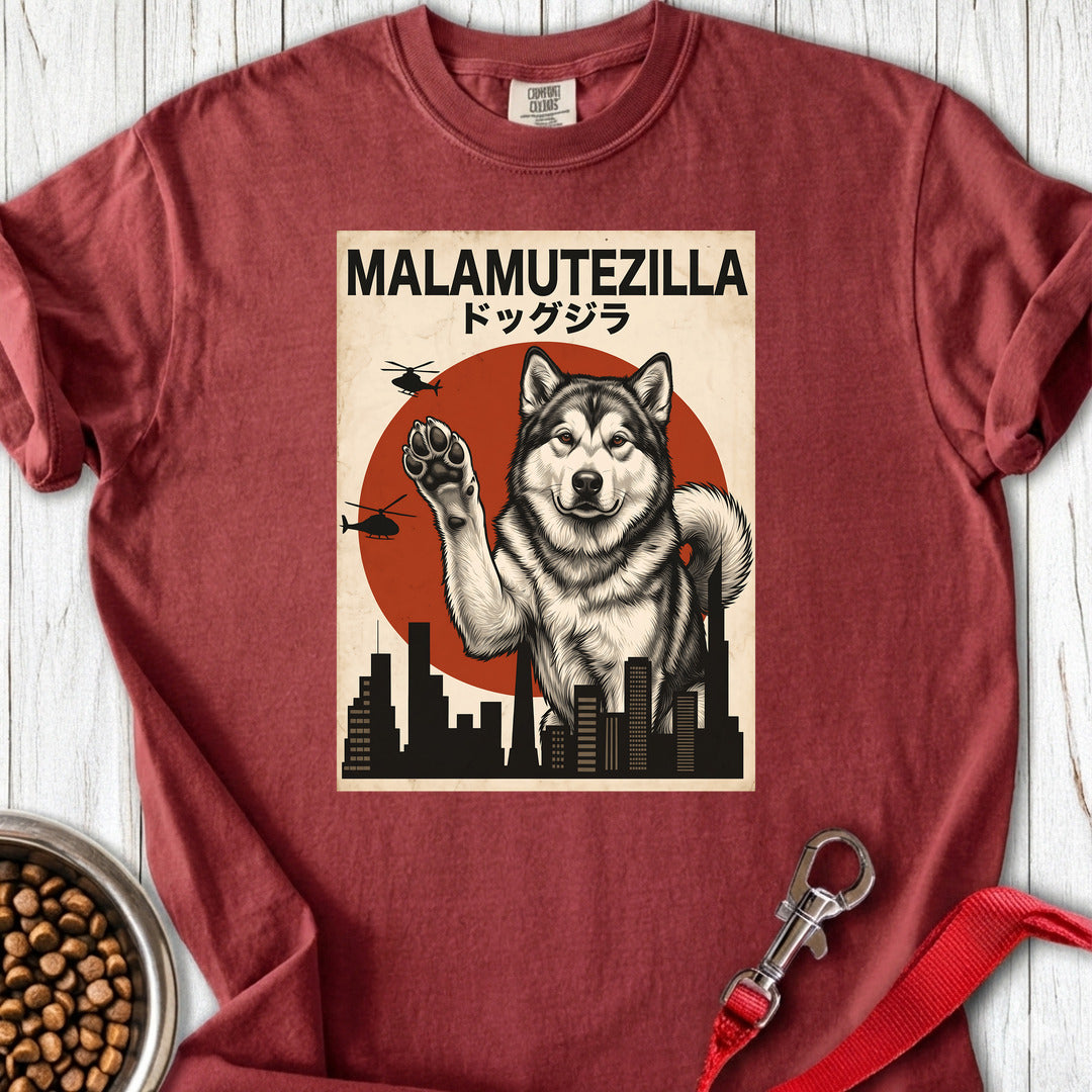 Alaskan Malamute Malamutezilla Premium Tee — Brick