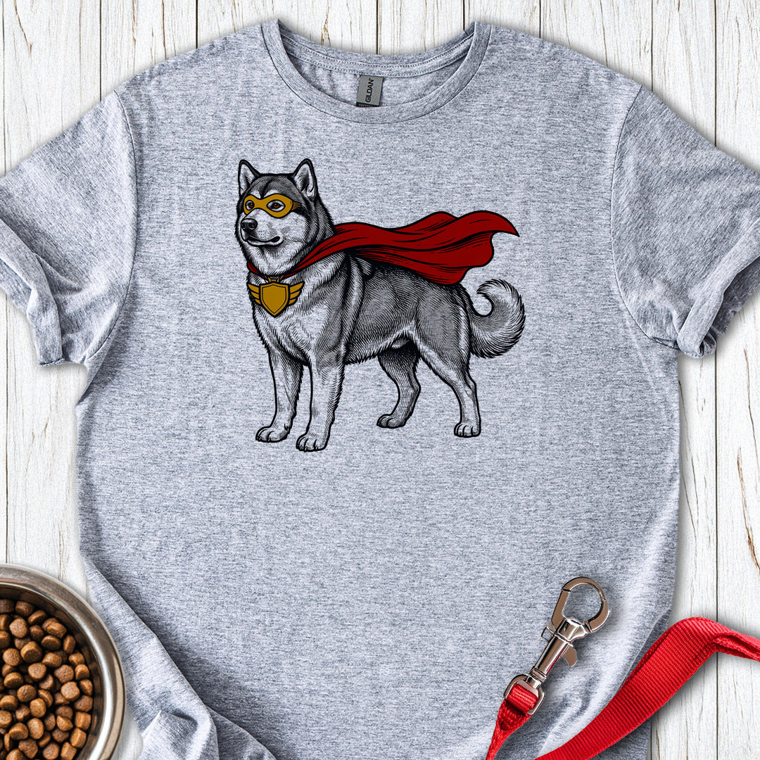 Alaskan Malamute Superhero — Sport Grey