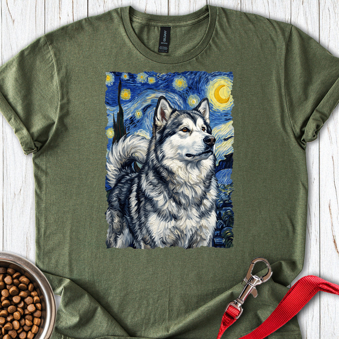 Alaskan Malamute Van Gogh — Military Green