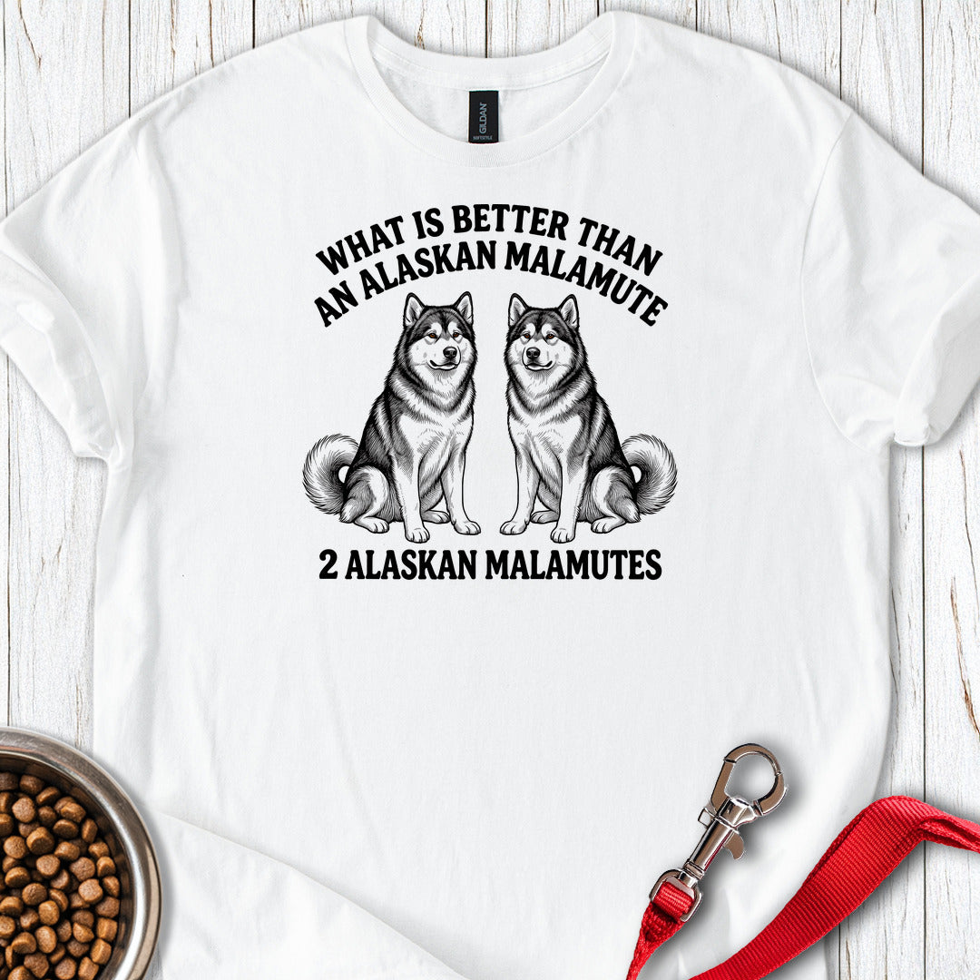 Alaskan Malamute What Is Better Than One — White
