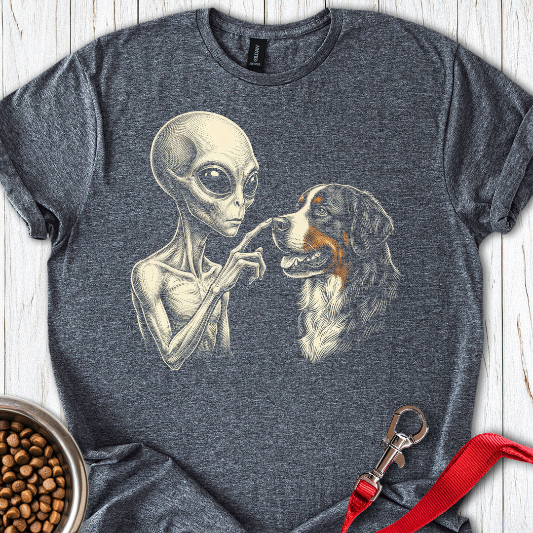 Alien & Bernese Mountain Dog Dark Heather