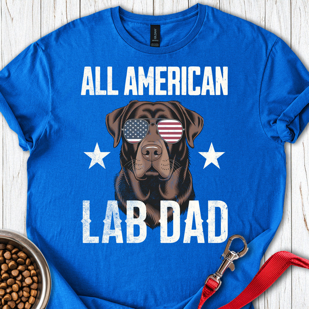 All American Chocolate Lab Dad Royal