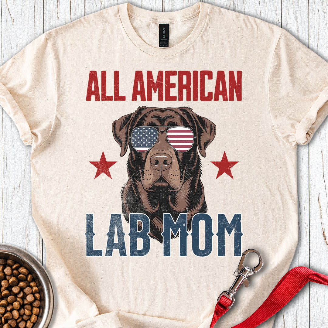 All American Chocolate Lab Mom Natural