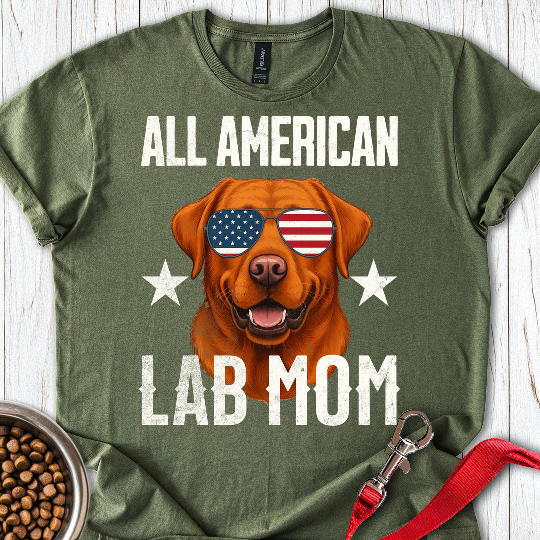 All American Fox Red Lab Mom Military Green
