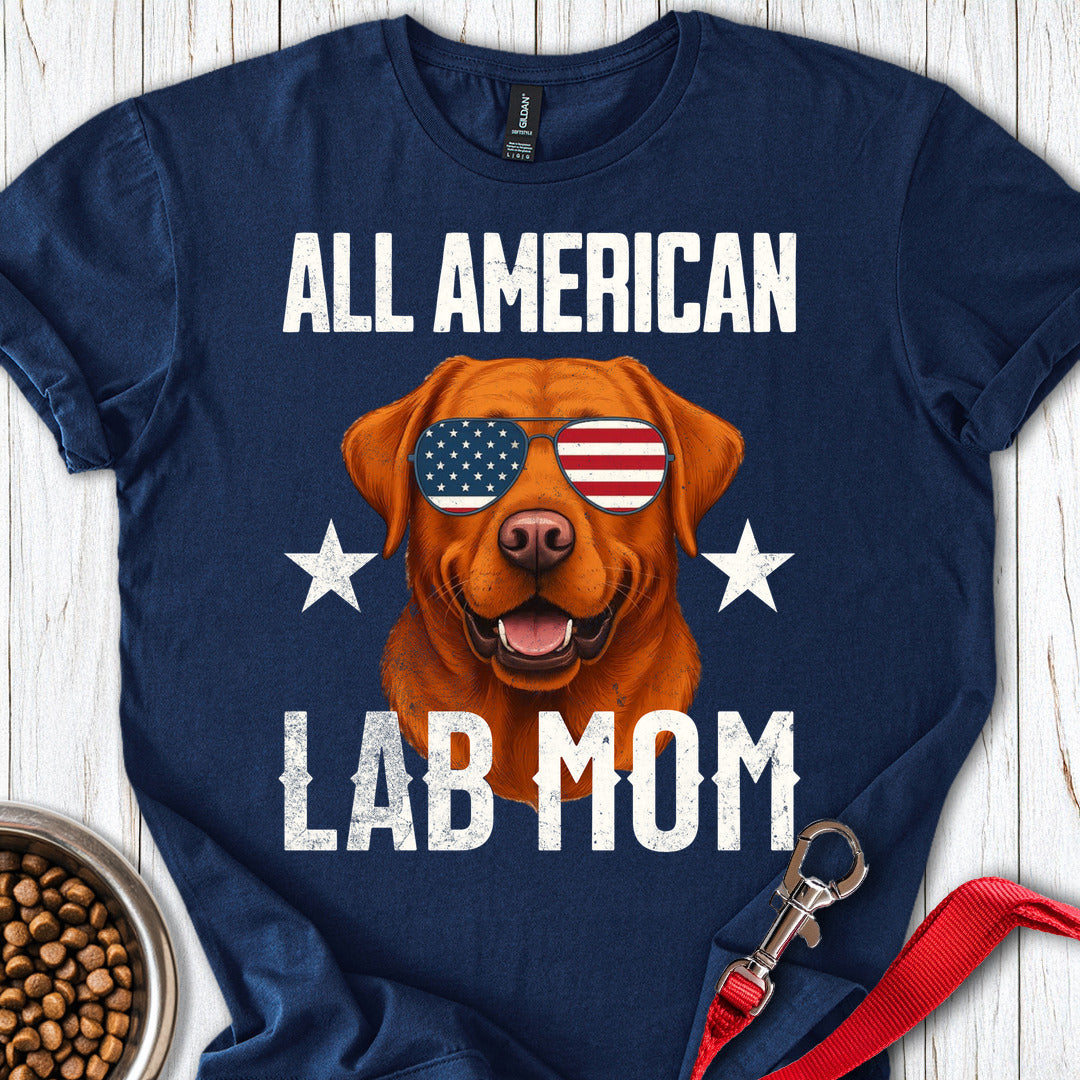 All American Fox Red Lab Mom Navy