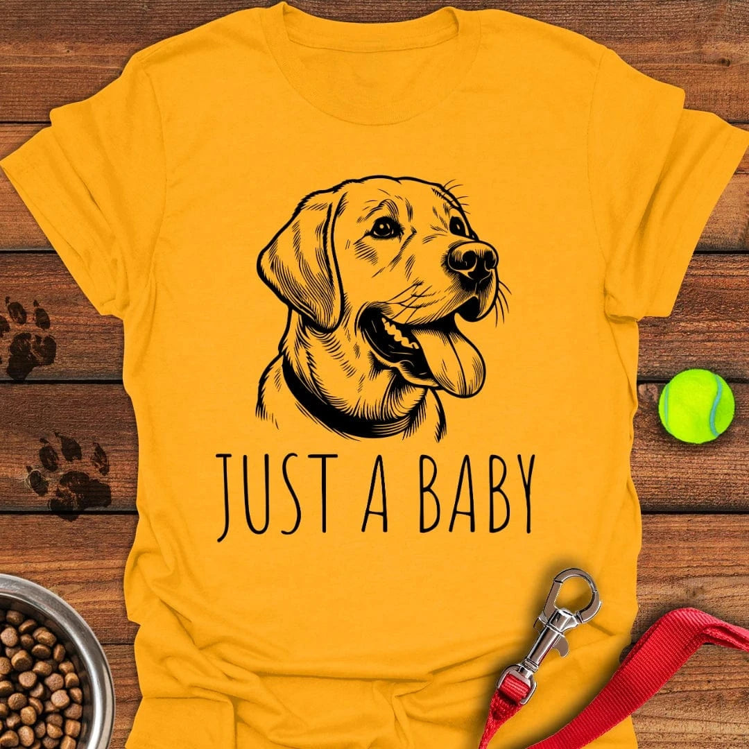 Just a Baby Labrador T-Shirt Gold