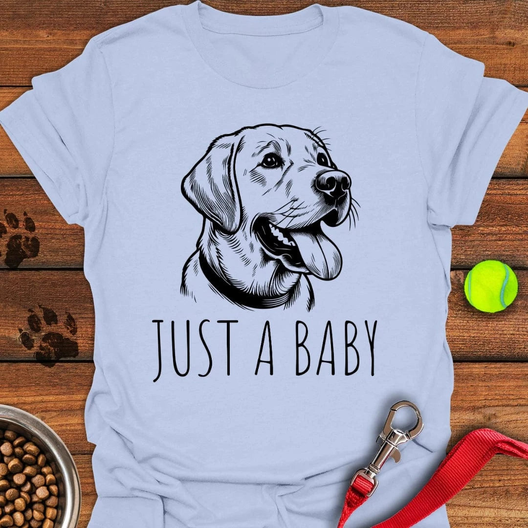 Just a Baby Labrador T-Shirt Light Blue
