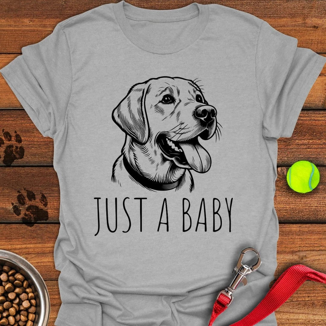 Just a Baby Labrador T-Shirt Sport Grey