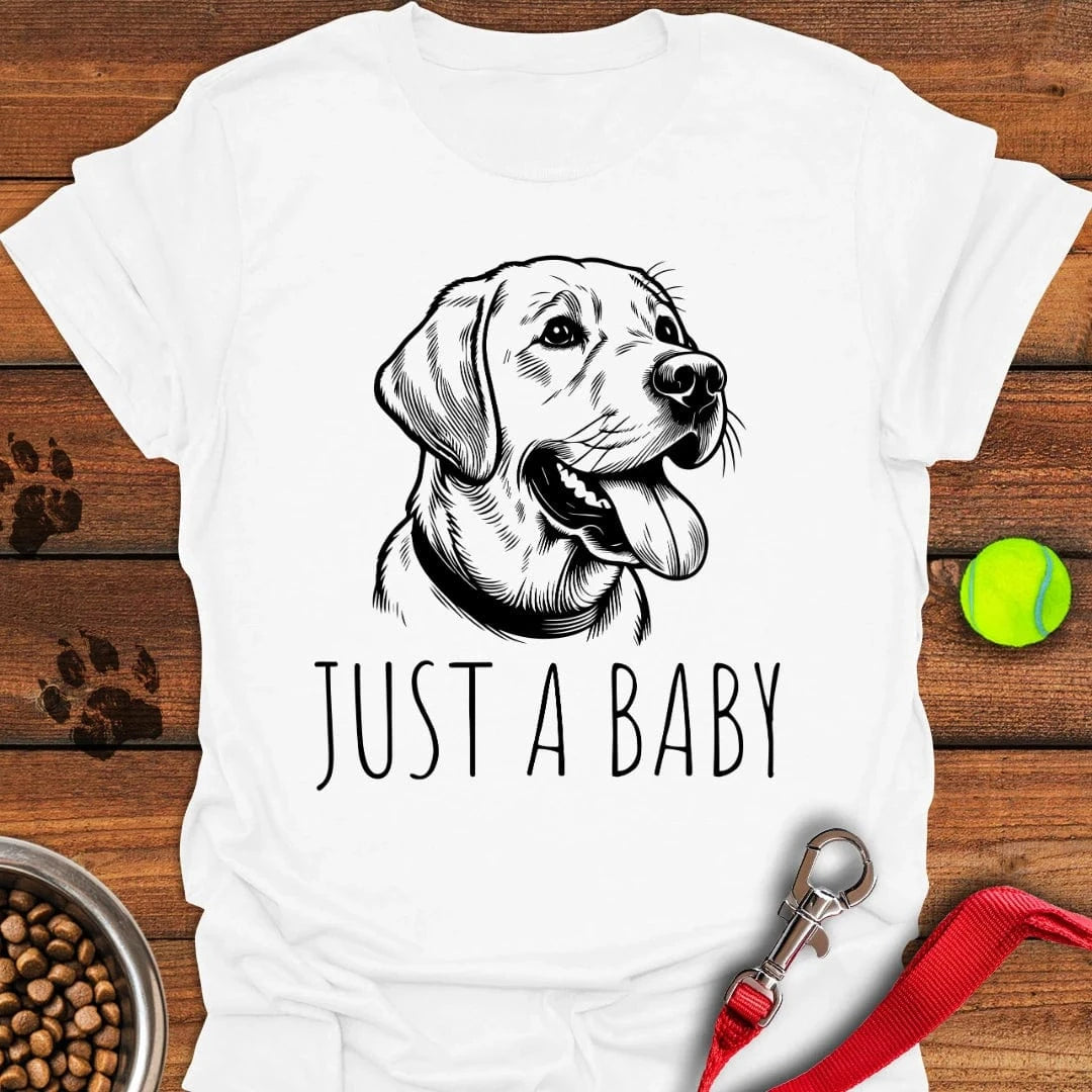 Just a Baby Labrador T-Shirt White