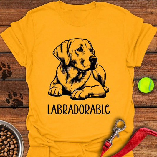 Labradorable Labrador T-Shirt Gold