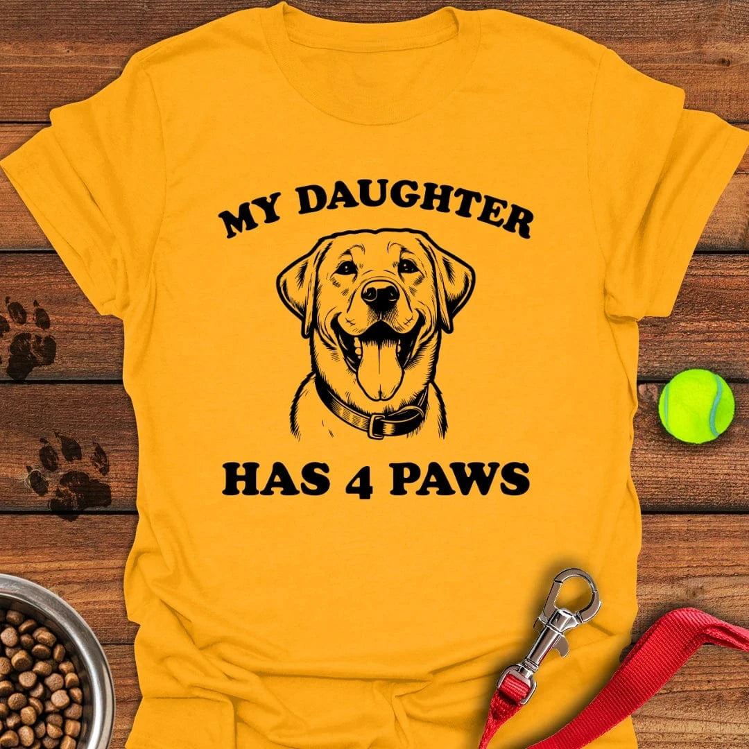 Labrador Daughter T-Shirt Gold