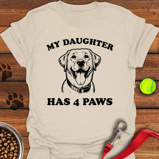 Labrador Daughter T-Shirt Natural