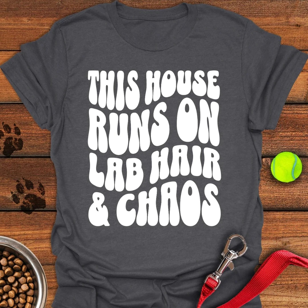 Labrador Hair Funny T-Shirt Dark Heather