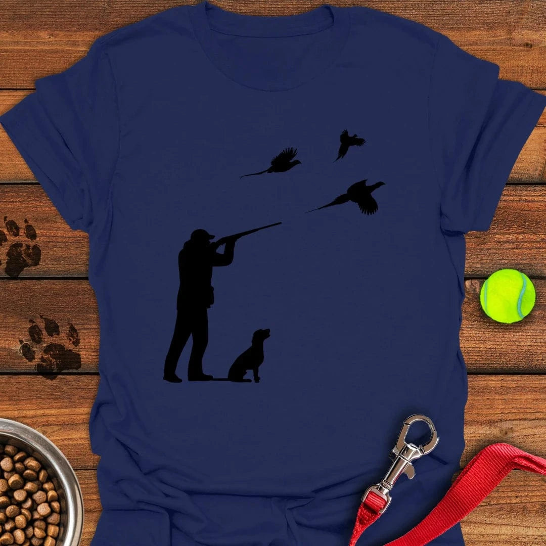Labrador Pheasant Hunting T-Shirt Royal